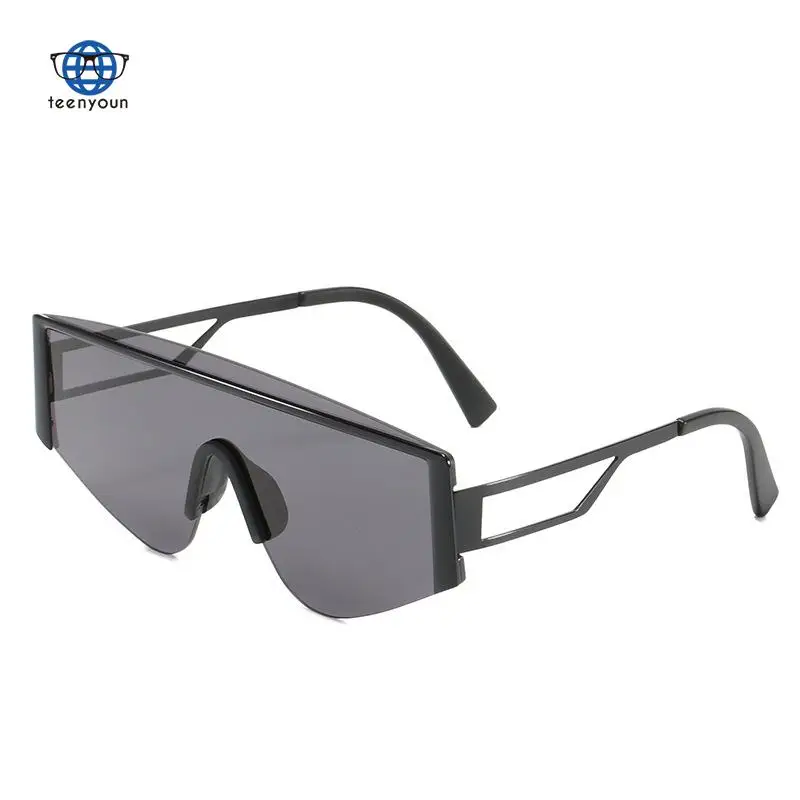 Teenyoun Shades Fashion Ocean Piece Square Integrated Sunglasses Metal Big Frame Glasses Sunshade Sun Glasses Women
Teenyoun Shades Fashion Ocean Piece Square Integrated Sunglasses Metal Big Frame Glasses Sunshade Sun Glasses Women