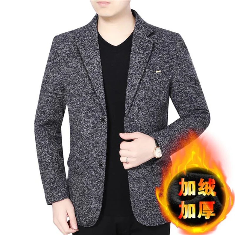 Middle-aged suits men blazer masculino autumn winter korean slim fit casaco jaqueta masculina coats mens jacket B252
Middle-aged suits men blazer masculino autumn winter korean slim fit casaco jaqueta masculina coats mens jacket B252