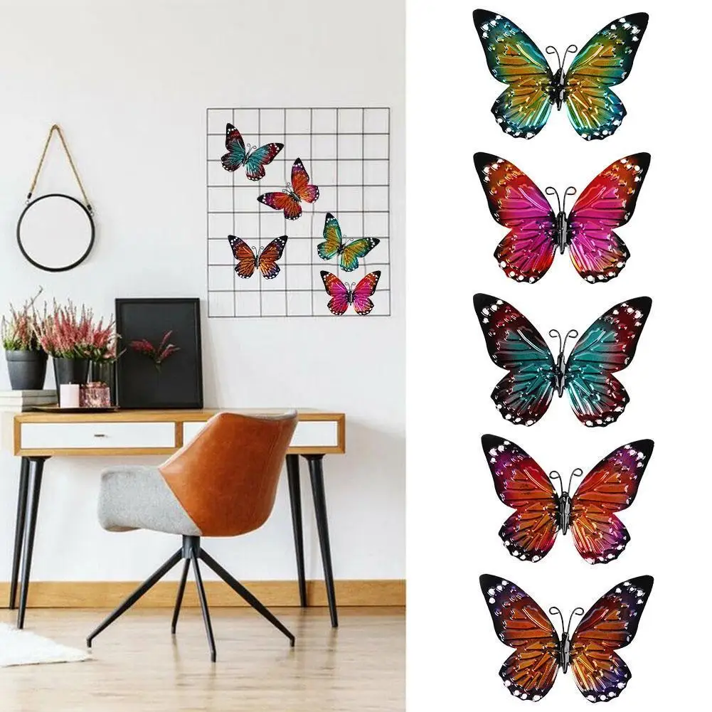 3D Metal Butterfly Decor For Outdoor Garden Decoration Animal Miniatures Statues Artwork Inspirational Sculpture Wall Deco
3D Metal Butterfly Decor For Outdoor Garden Decoration Animal Miniatures Statues Artwork Inspirational Sculpture Wall Deco