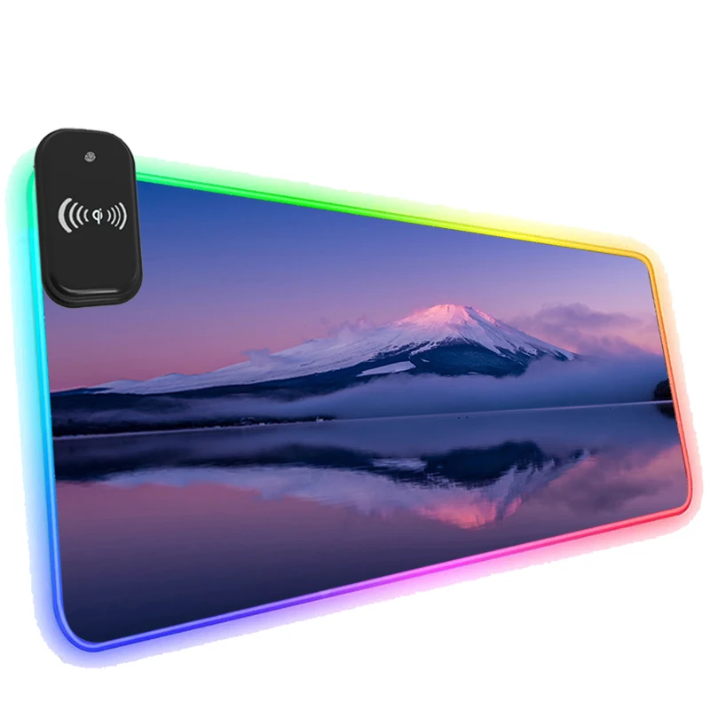 Подставка для телефона Fuji с беспроводной зарядкой RGB коврик для мыши светодиодный игровой большой Домашний Настольный коврик аксессуары дл...
Подставка для телефона Fuji с беспроводной зарядкой RGB коврик для мыши светодиодный игровой большой Домашний Настольный коврик аксессуары дл...
