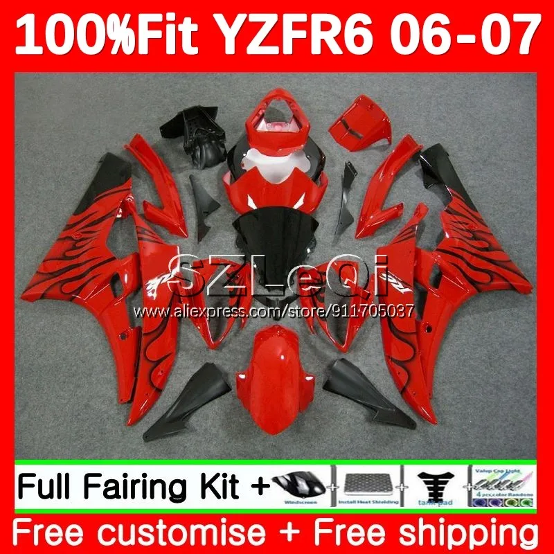 Красное пламя инъекционный корпус для YAMAHA YZF R 6 600 YZF-600 YZF R6 600CC YZF600 YZF-R6 YZFR6 06 07 2006 2007 OEM обтекатель 124LQ.43
Красное пламя инъекционный корпус для YAMAHA YZF R 6 600 YZF-600 YZF R6 600CC YZF600 YZF-R6 YZFR6 06 07 2006 2007 OEM обтекатель 124LQ.43