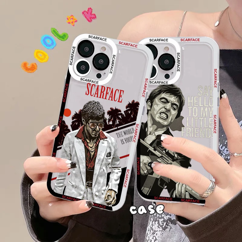 Scarface 1983 Film Al Pacino Phone Case For iPhone 13 14 Pro Max XS XR 12 11 Pro 13 Mini 6 7 8 Plus Soft Clear Back Cover
Scarface 1983 Film Al Pacino Phone Case For iPhone 13 14 Pro Max XS XR 12 11 Pro 13 Mini 6 7 8 Plus Soft Clear Back Cover