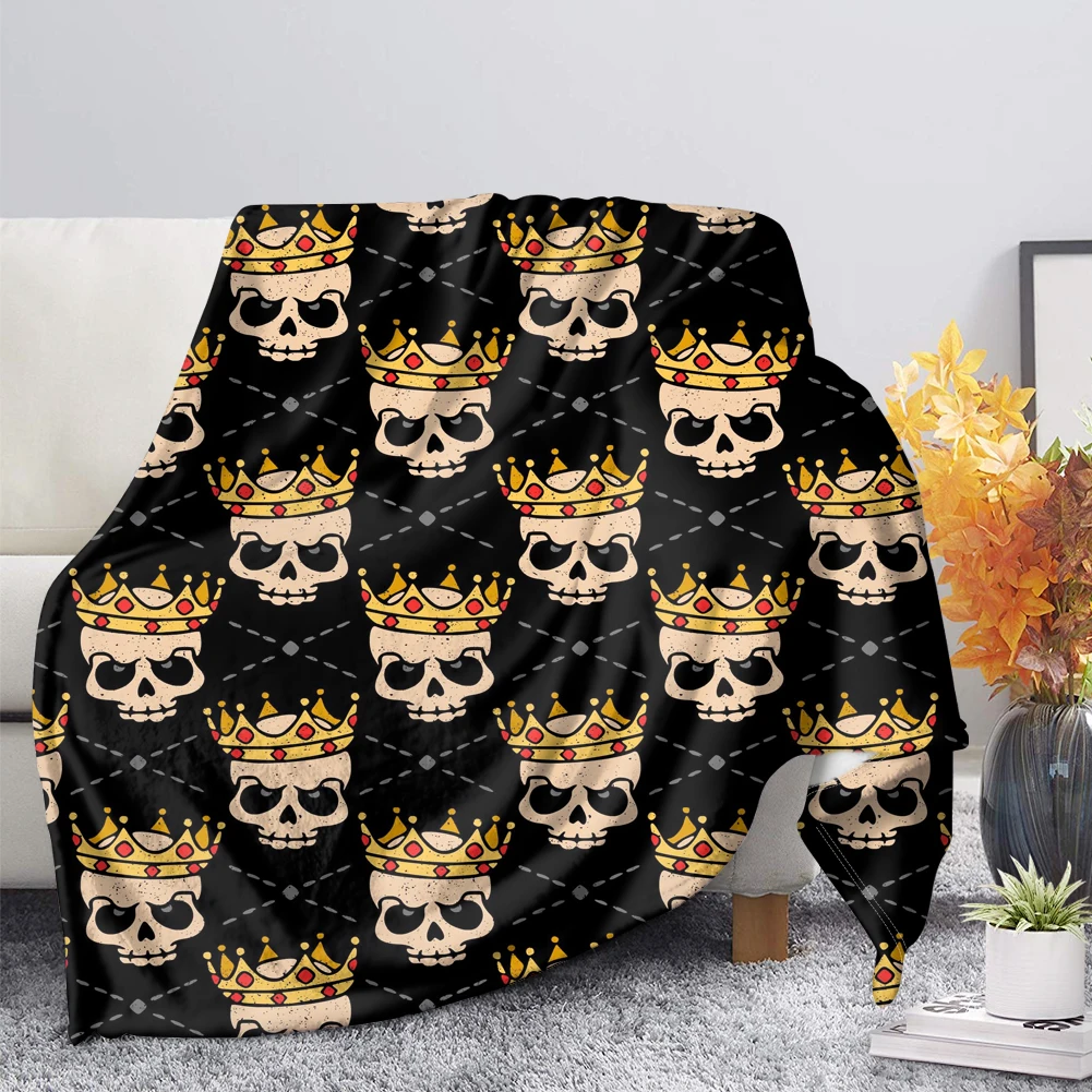 Colorful Skull Print Fleece Blanket Portable Super Soft Couch Throw Deken Office Home Nap Shawl Thin Quilt Children Adults
Colorful Skull Print Fleece Blanket Portable Super Soft Couch Throw Deken Office Home Nap Shawl Thin Quilt Children Adults
