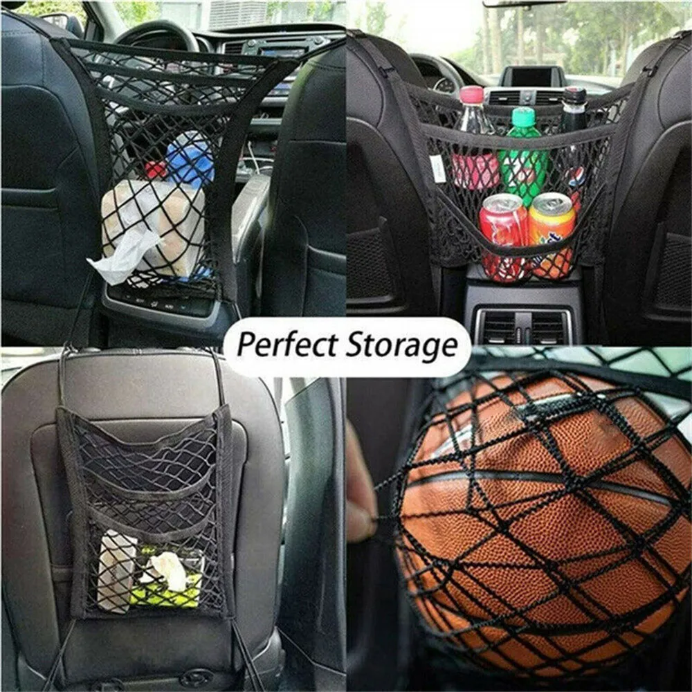 Organizer Car Storage Net Oxford Cloth + Mesh With 4 Plastic Hooks 30 X 25cm Elastic Mesh Bag
Organizer Car Storage Net Oxford Cloth + Mesh With 4 Plastic Hooks 30 X 25cm Elastic Mesh Bag