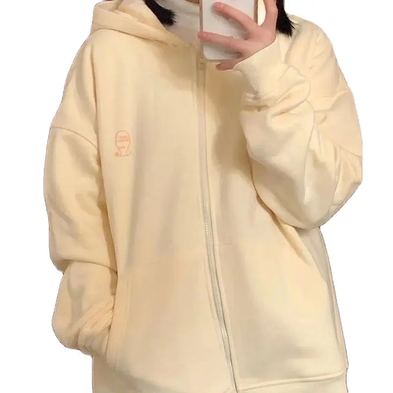 Hooded Sweatshirt New Loose Women's Top Letter Sprint Long Sleeve Zipper Warm Cardigan Student Sport Casual Hoodie Female 2022
Hooded Sweatshirt New Loose Women's Top Letter Sprint Long Sleeve Zipper Warm Cardigan Student Sport Casual Hoodie Female 2022