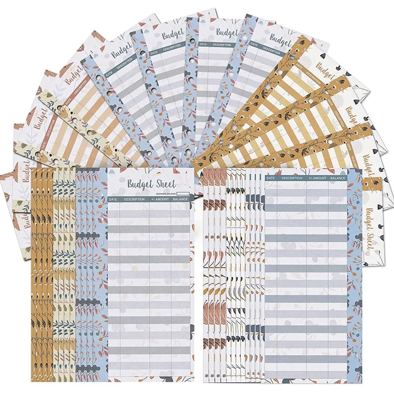 12 Expense Budget Sheets, Money Organizer For A6 Budget Binder -For Cash & Ledger Book, For Wallet, Budget Planner
12 Expense Budget Sheets, Money Organizer For A6 Budget Binder -For Cash & Ledger Book, For Wallet, Budget Planner