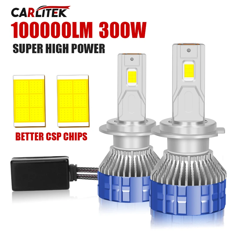 

H7 Led Headlights 100000LM 300W H4 Led Canbus H1 Led Bulbs H8 H9 H11 Led Lights 9005 HB3 9006 HB4 Led Auto Lamps 9012 HIR2 6000K