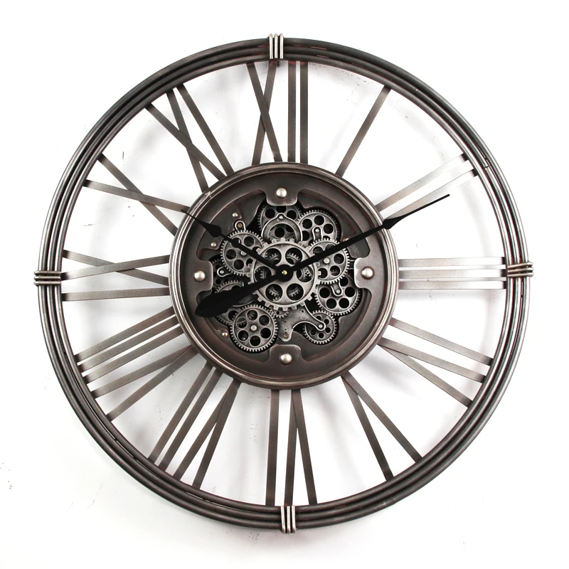 31.5 Inch Extra Large Luxury Classic Design Battery Operated Metal Wall Clock With Moving Gear For Home Office Bar Decoration
31.5 Inch Extra Large Luxury Classic Design Battery Operated Metal Wall Clock With Moving Gear For Home Office Bar Decoration