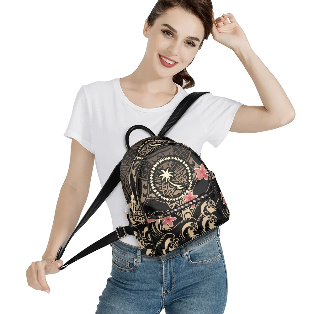 Женский рюкзак с Полинезийским принтом, Повседневная кожаная сумка на плечо, рюкзак для путешествий, школьный рюкзак для девочек, 2022 
Женский рюкзак с Полинезийским принтом, Повседневная кожаная сумка на плечо, рюкзак для путешествий, школьный рюкзак для девочек, 2022