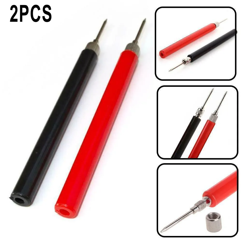 2PCS Multimeter Spring Test Probe Tip Insulated Test Hook Wire Connector Test Probe Test Leads Test Needle 128mm
2PCS Multimeter Spring Test Probe Tip Insulated Test Hook Wire Connector Test Probe Test Leads Test Needle 128mm
