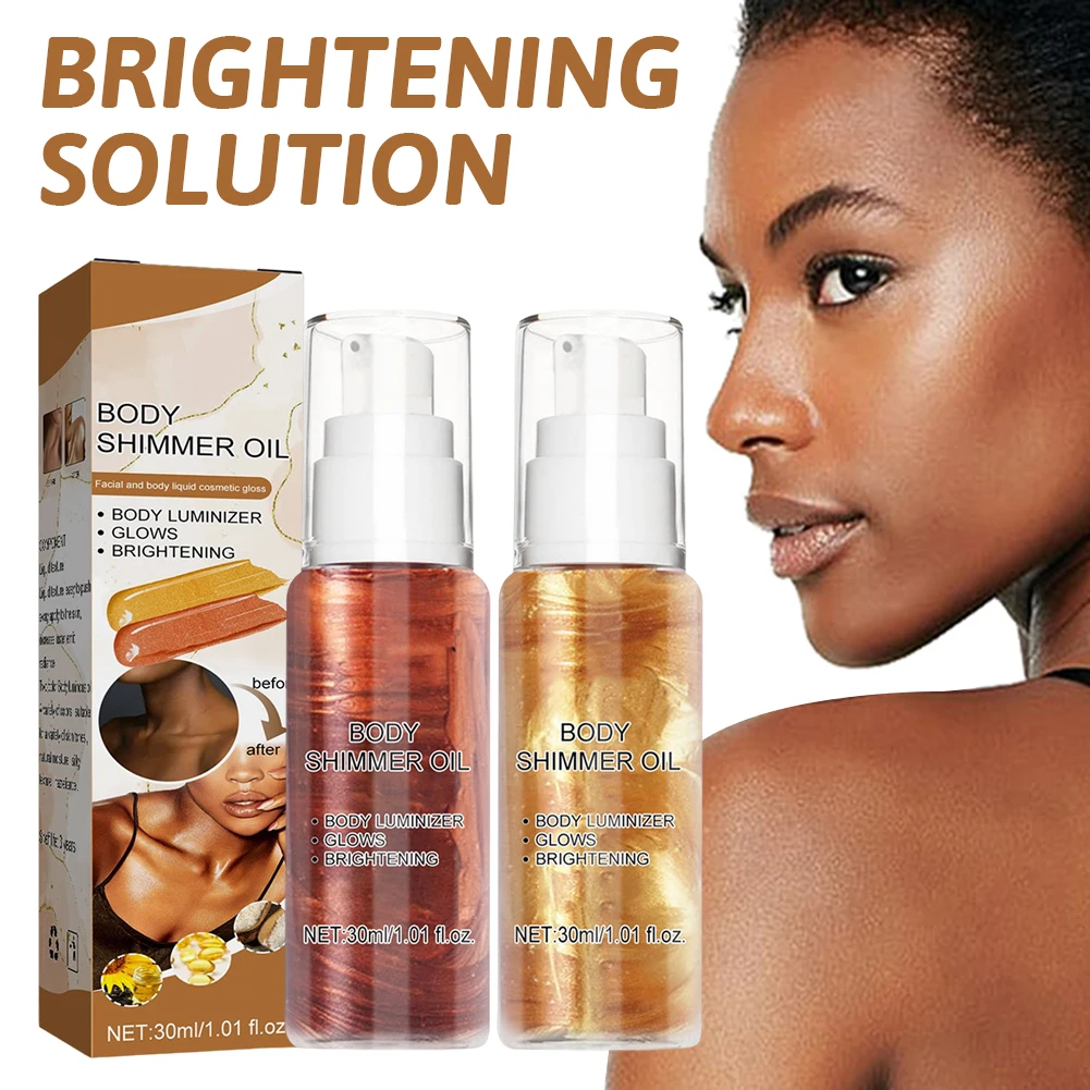 30ml Body Brightening Liquid Face Highlighter Shimmer Liquid Foundation Highlighter Long-lasting Highlighter Cream For Body Care
30ml Body Brightening Liquid Face Highlighter Shimmer Liquid Foundation Highlighter Long-lasting Highlighter Cream For Body Care