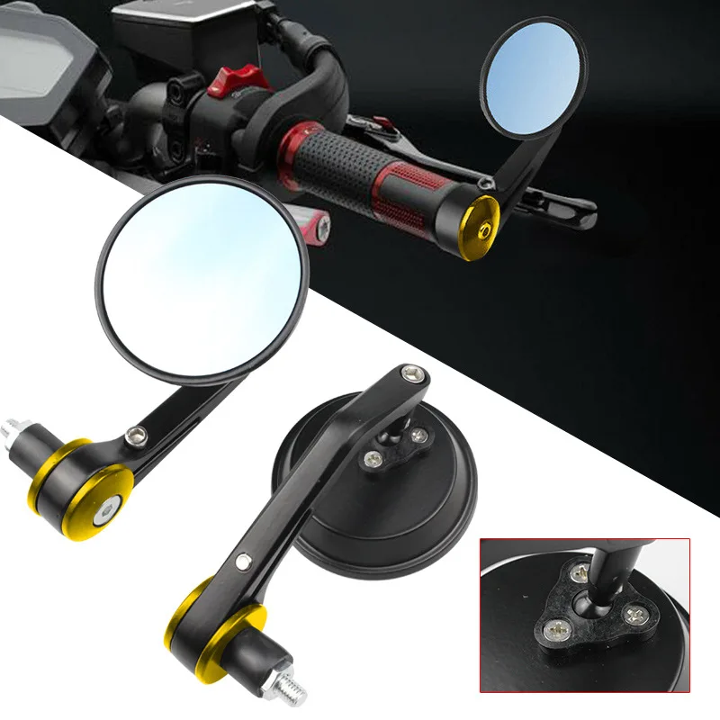 2pcs/Pair Universal Motorcycle Mirror 7/8" Round Bar End Rear Mirrors Motorbike Scooters Rearview Mirror for Ducati Monster 696
2pcs/Pair Universal Motorcycle Mirror 7/8" Round Bar End Rear Mirrors Motorbike Scooters Rearview Mirror for Ducati Monster 696