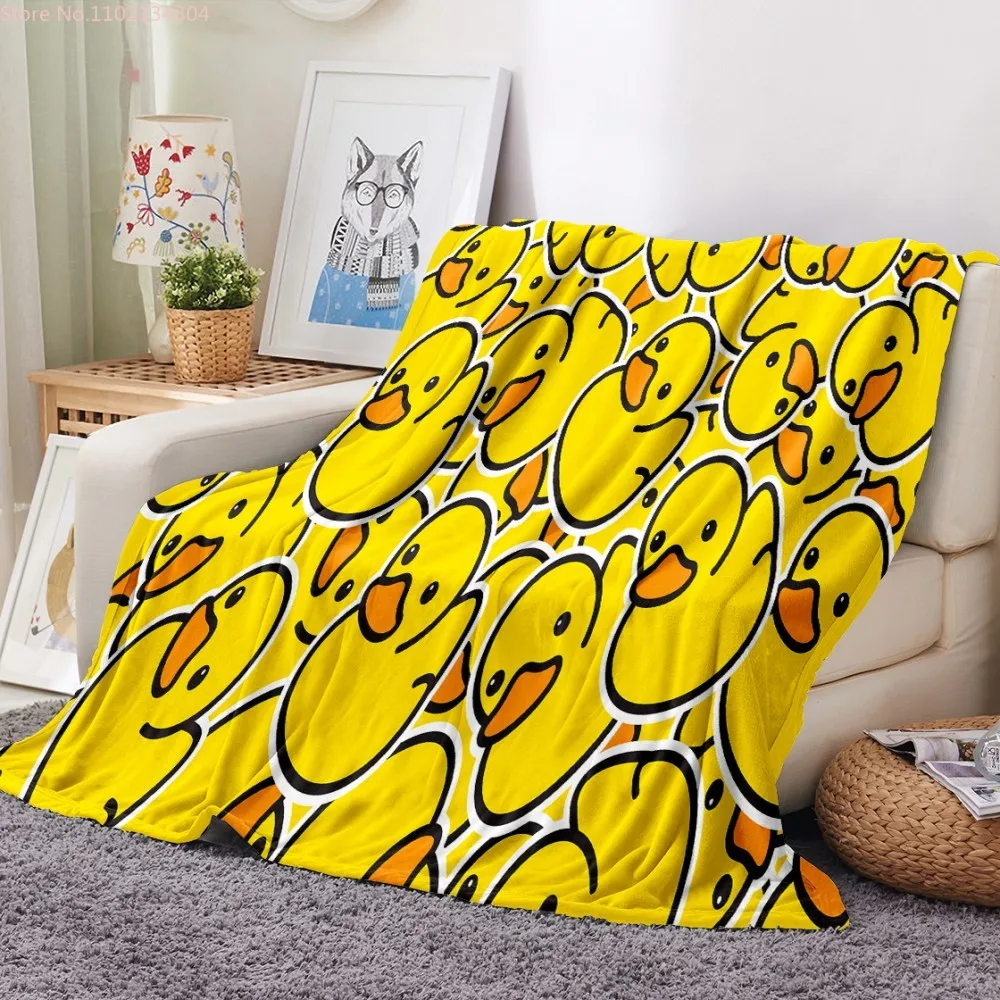 Blanket Yellow Duck Flannel Soft Warm Blanket cute Printed Quilt Bedding for Travel Bedroom Blanket kids gift
Blanket Yellow Duck Flannel Soft Warm Blanket cute Printed Quilt Bedding for Travel Bedroom Blanket kids gift