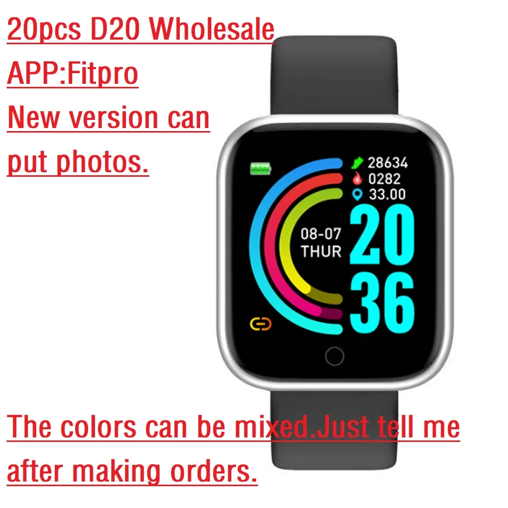 20 шт., водонепроницаемые Смарт-часы с пульсометром, 1,44 дюйма
20 шт., водонепроницаемые Смарт-часы с пульсометром, 1,44 дюйма