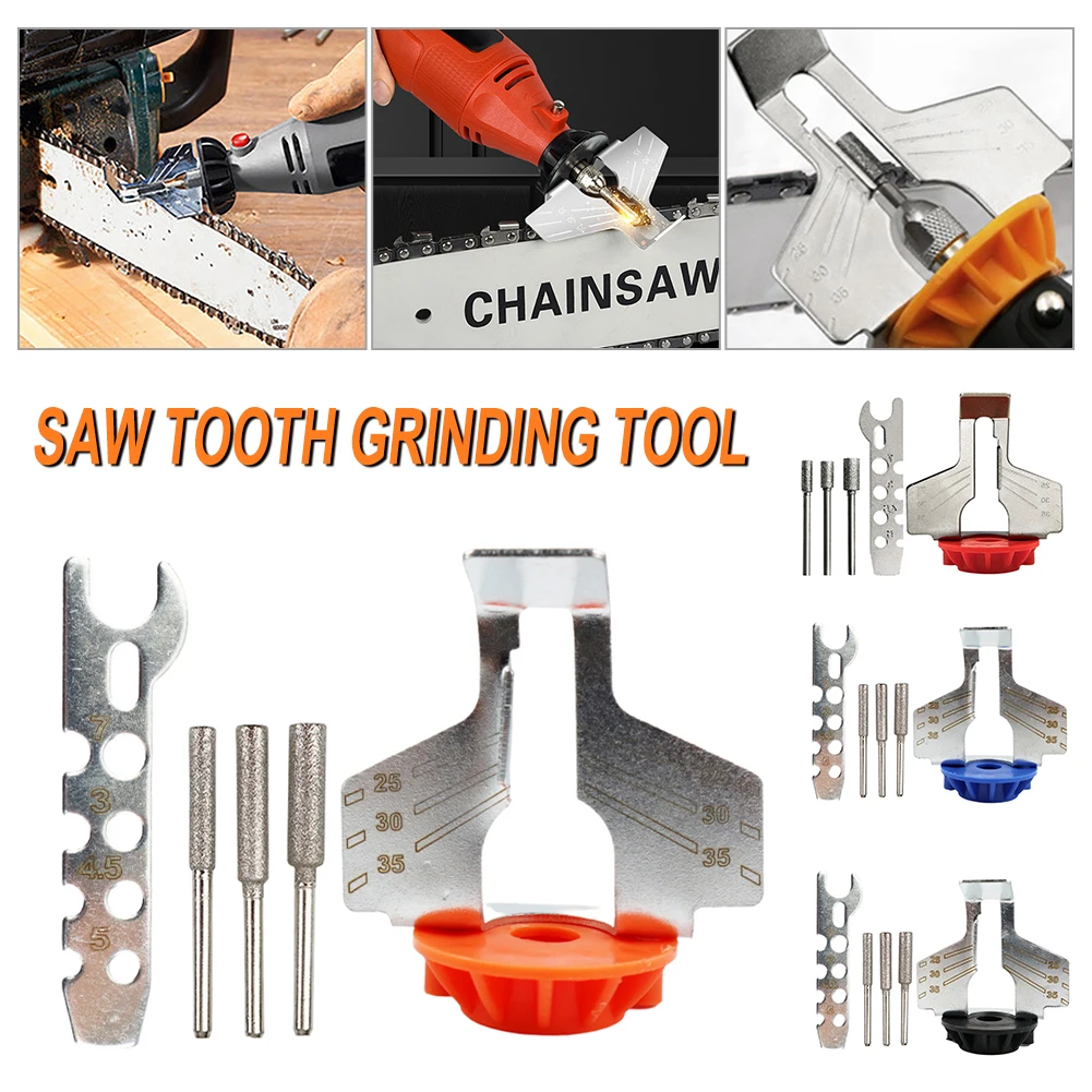 Electric Chainsaw Sharpener Kit with Angle Attachment High Speed Chainsaw Blade Sharpener Diamond Sharpening Wheels Accessories
Electric Chainsaw Sharpener Kit with Angle Attachment High Speed Chainsaw Blade Sharpener Diamond Sharpening Wheels Accessories