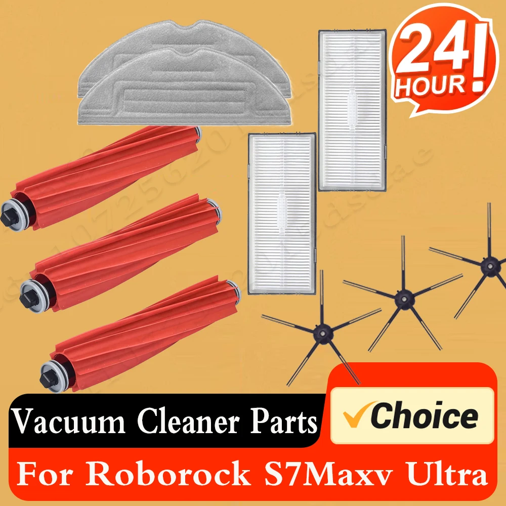 For Roborock S7 Accessories S70 S8 Pro Q7+ Q7MAX+ S7 MaxV Ultra Original Mop Main Brush Hepa Filter Robot Vacuum Cleaner parts
For Roborock S7 Accessories S70 S8 Pro Q7+ Q7MAX+ S7 MaxV Ultra Original Mop Main Brush Hepa Filter Robot Vacuum Cleaner parts