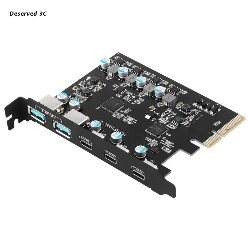 Карта-адаптер R9CB с 5 портами USB 3,2, PCI Express, Type C, PCI-E, расширения, PCIE, USB 3,2, контроллер концентратора, PCI E удлинитель для настольного ПК
Карта-адаптер R9CB с 5 портами USB 3,2, PCI Express, Type C, PCI-E, расширения, PCIE, USB 3,2, контроллер концентратора, PCI E удлинитель для настольного ПК