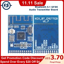 Bluetooth-Compatible 5.1 GFSK Stereo Audio Transmitter Board GFSK Wireless Transceiver Module DIY Speaker Headphones 5V