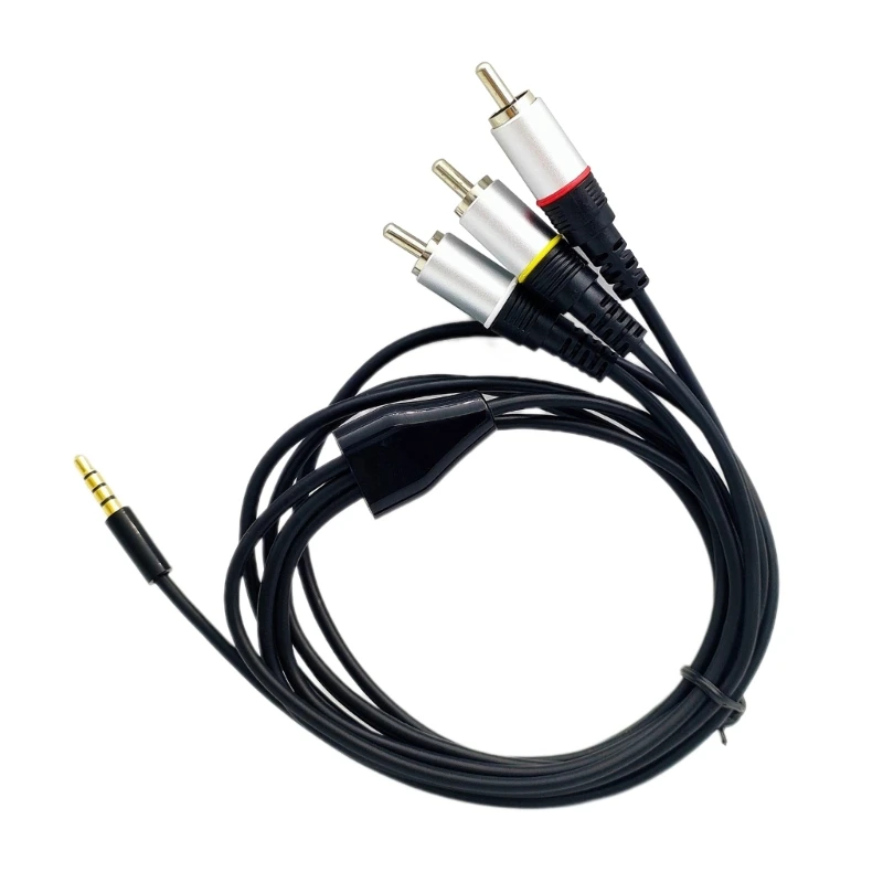 High Quality 3.5mm Male to 3RCA Male Plug Video AUX Cable Perfect for Tablets, Speaker, Home Theaters 150cm Wire Drop Shipping
High Quality 3.5mm Male to 3RCA Male Plug Video AUX Cable Perfect for Tablets, Speaker, Home Theaters 150cm Wire Drop Shipping
