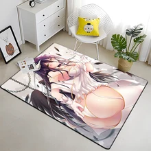 Recommend Anime Sexy Girl Beauty Modern Printed Carpet for Living Room Rugs Camping Picnic Mats Anti-Slip E-sports Rug Yoga Mat