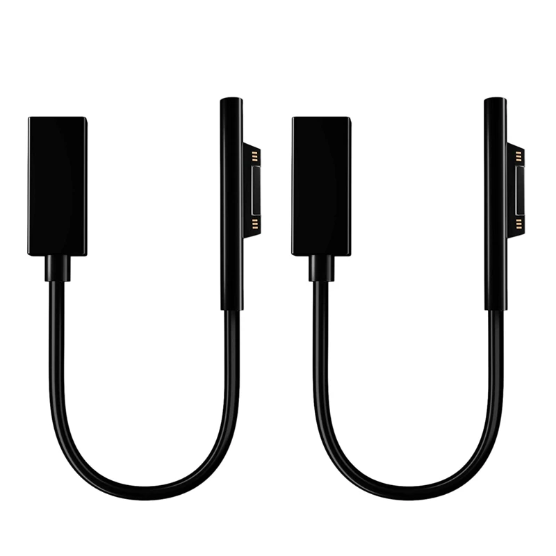 2X 0.2M Female USB-C Charging Cable For Surface Pro 6/5/4/3 Surface Laptop 1/2, 45W 15V PD Charging Cable
2X 0.2M Female USB-C Charging Cable For Surface Pro 6/5/4/3 Surface Laptop 1/2, 45W 15V PD Charging Cable