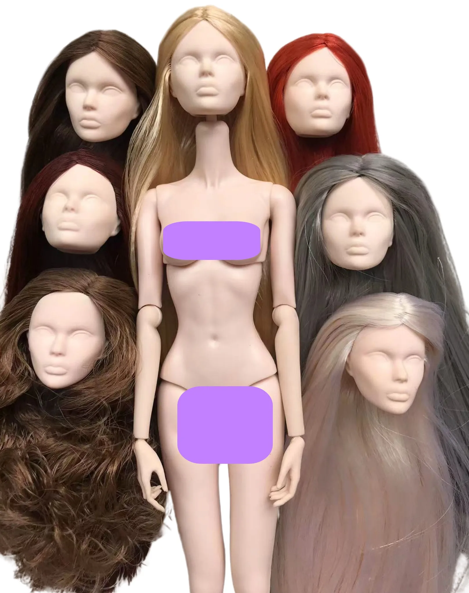 Cindy Doll Heads Blank Face Colorful Long Mizi Doll Heads Mengf Super White Body Doll DIY Makeup Practice Girl Collection Toys
Cindy Doll Heads Blank Face Colorful Long Mizi Doll Heads Mengf Super White Body Doll DIY Makeup Practice Girl Collection Toys