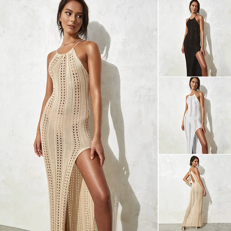 Solid Color Sleeveless Knitted Hollow Swimsuit Holiday Beach Dress Ups Outfits Women Swimwear 2023 Cover Women's Summer Ladies
Solid Color Sleeveless Knitted Hollow Swimsuit Holiday Beach Dress Ups Outfits Women Swimwear 2023 Cover Women's Summer Ladies