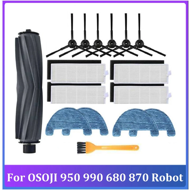 Основная боковая щетка фильтр Швабра Ткань для OSOJI 950 990 680 аксессуары для робота-пылесоса
Основная боковая щетка фильтр Швабра Ткань для OSOJI 950 990 680 аксессуары для робота-пылесоса