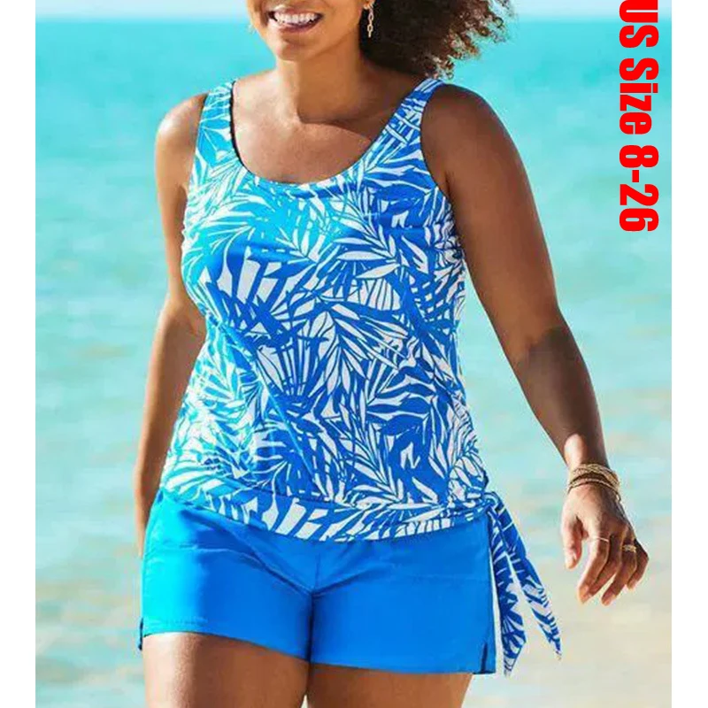 2023 New Plus Size Push Up Tankini Swimsuits Women Summer Swimwear Tankini Top With Shorts Two-Piece Swimsuit Bathingh
2023 New Plus Size Push Up Tankini Swimsuits Women Summer Swimwear Tankini Top With Shorts Two-Piece Swimsuit Bathingh
