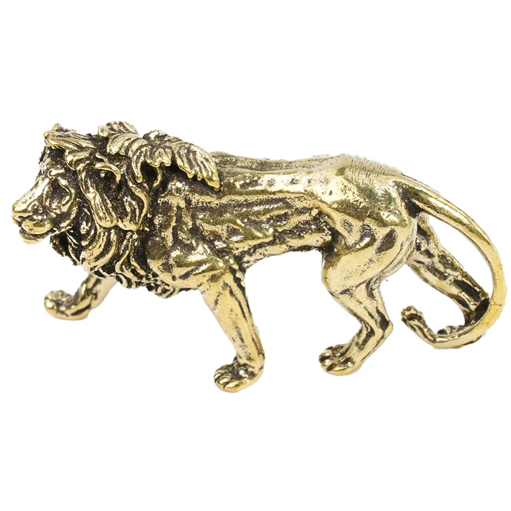 3D Copper Majestic Lion King Animal Miniatures Figurines Vintage Craft Home Office Ornament Desk Decor Collect Ornaments Gift
3D Copper Majestic Lion King Animal Miniatures Figurines Vintage Craft Home Office Ornament Desk Decor Collect Ornaments Gift