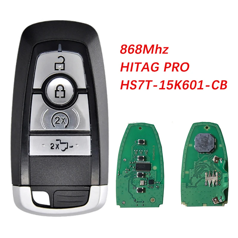 CN018123 Original 4 Button Smart Car Key For Ford Raptor Remote 868 MHz Transponder HITAG PRO Chip Part No HS7T-15K601-CB
CN018123 Original 4 Button Smart Car Key For Ford Raptor Remote 868 MHz Transponder HITAG PRO Chip Part No HS7T-15K601-CB