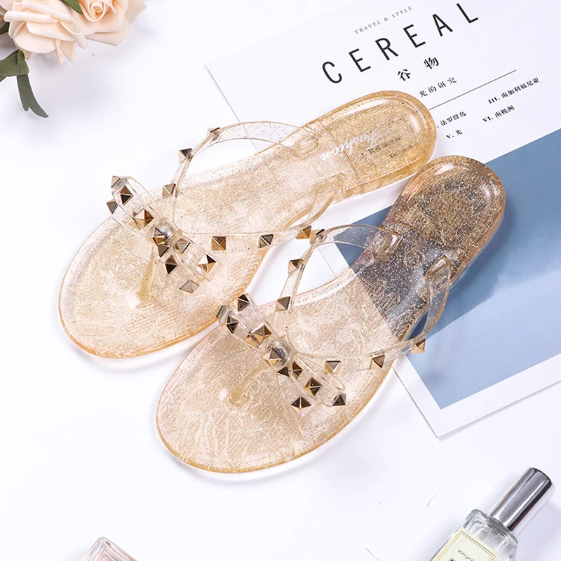Jelly Crystal Shoes 2022 Women Slippers New Rivet Bowknot Flip Flops Summer Female Outing Plus Size Sandals Zapatillas Casa
Jelly Crystal Shoes 2022 Women Slippers New Rivet Bowknot Flip Flops Summer Female Outing Plus Size Sandals Zapatillas Casa