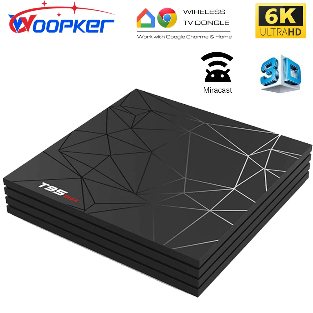 Смарт ТВ-бокс Woopker T95MAX Android 9.0 ТВ-бокс 6K Allwinner H618 двухдиапазонный Wifi6 1080P BT5.0 медиаплеер 4G 64 ГБ
Смарт ТВ-бокс Woopker T95MAX Android 9.0 ТВ-бокс 6K Allwinner H618 двухдиапазонный Wifi6 1080P BT5.0 медиаплеер 4G 64 ГБ
