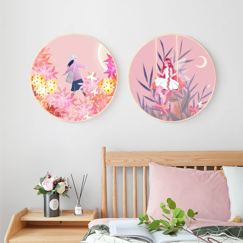 Flowers Wall Art Paintings For Baby Girls Room Decoration with Frame Alternative Canvas Poster Painting Nursery Prints Pink
Flowers Wall Art Paintings For Baby Girls Room Decoration with Frame Alternative Canvas Poster Painting Nursery Prints Pink