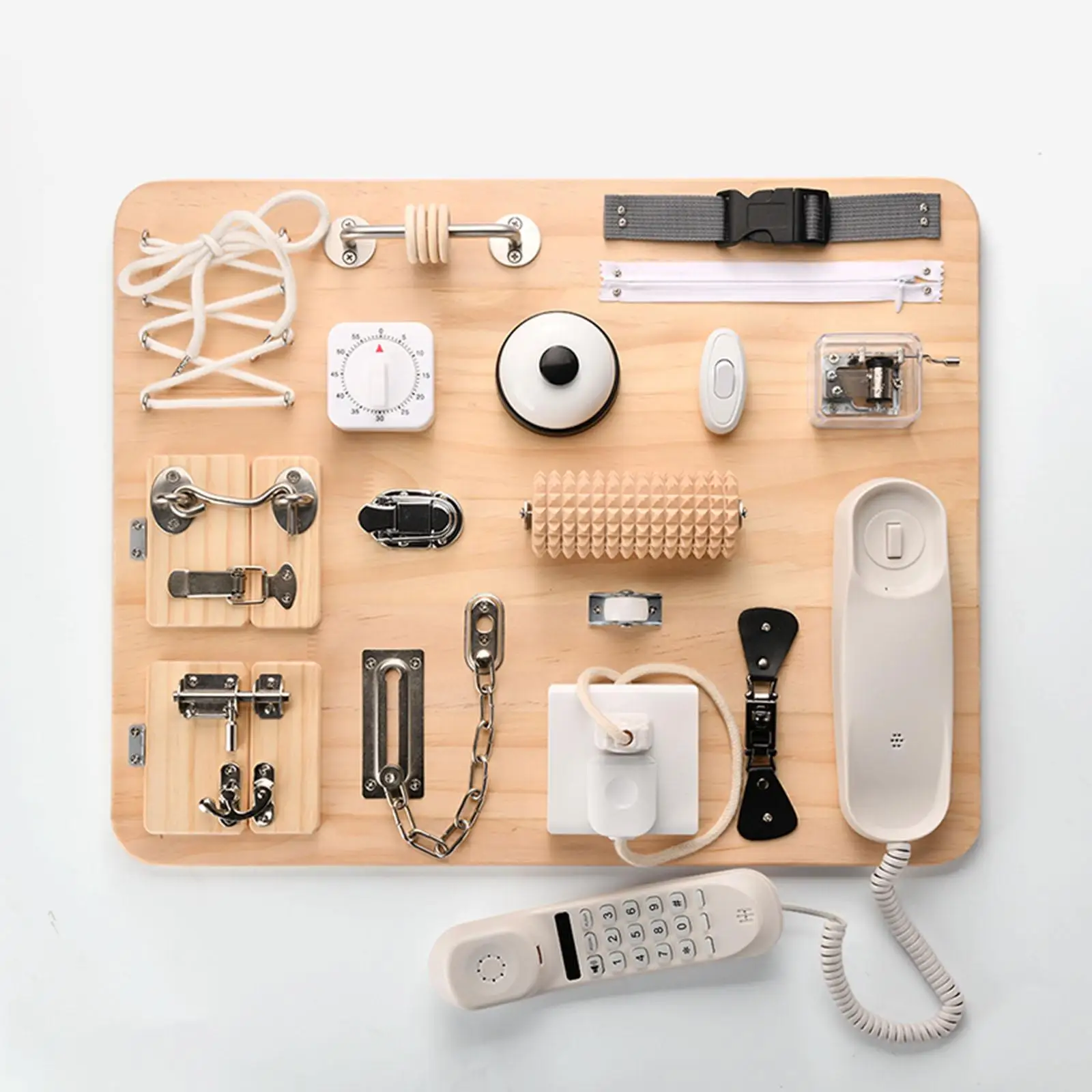 Preschool Learning Activities Busy Board Hardware Locks Educational Sensory Toys Wooden Montessori Activity Board for Children
Preschool Learning Activities Busy Board Hardware Locks Educational Sensory Toys Wooden Montessori Activity Board for Children