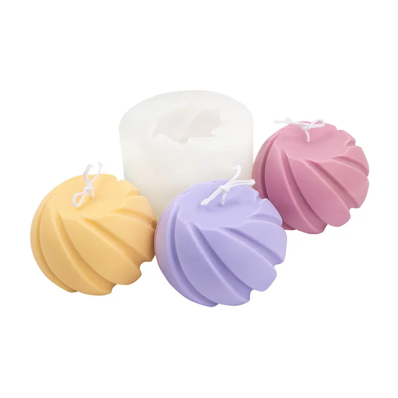 Creative Spiral Sphere Silicone Candle Mold High Quality Twisted Spinning Pineapple Mould Aromatherapy Soap Cake Mold Home Decor
Creative Spiral Sphere Silicone Candle Mold High Quality Twisted Spinning Pineapple Mould Aromatherapy Soap Cake Mold Home Decor