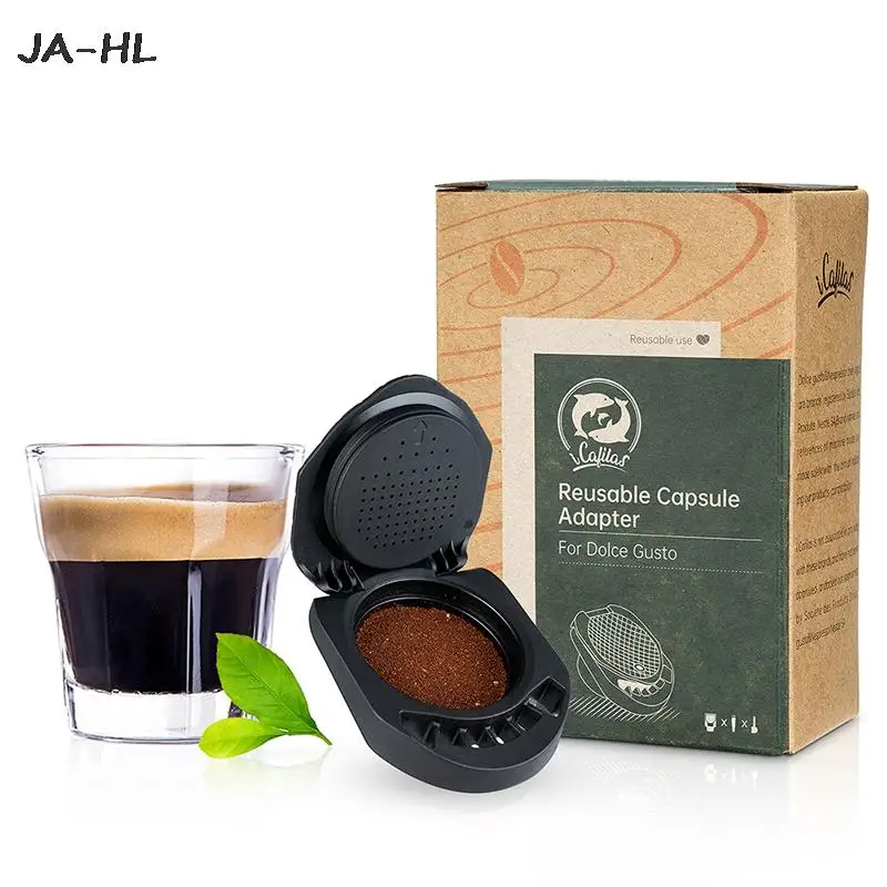 New Reusable Capsule Holder Refillable Adapter for Dolce Gusto Coffee Convert Compatible with Genio Coffee Machine Accessories
New Reusable Capsule Holder Refillable Adapter for Dolce Gusto Coffee Convert Compatible with Genio Coffee Machine Accessories