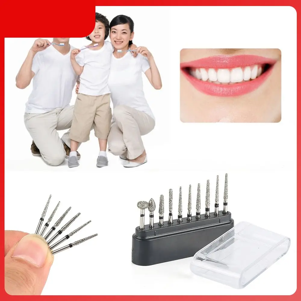 10pcs/pack Diamond Burs Drills Trimming Drill High Speed Handpiece Polishing Whitening Tools For Teeth Whitening
10pcs/pack Diamond Burs Drills Trimming Drill High Speed Handpiece Polishing Whitening Tools For Teeth Whitening