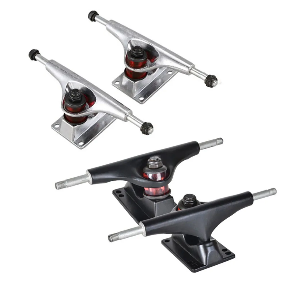 1Pair 5inch Skateboard Truck Double Warped Skate Bridge Bracket Stable Set Good Quality Professional Level Skateboard Truck
1Pair 5inch Skateboard Truck Double Warped Skate Bridge Bracket Stable Set Good Quality Professional Level Skateboard Truck