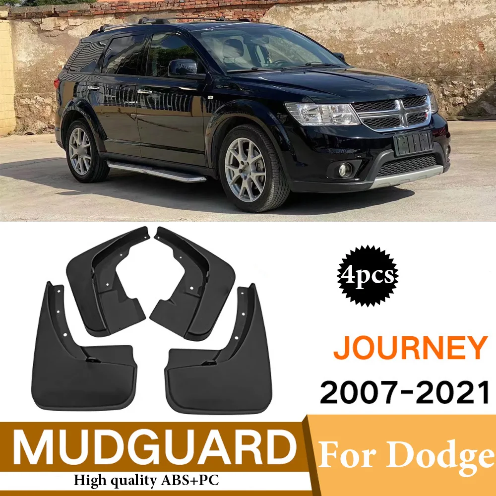 

4pcs Mudflaps FOR Dodge Journey 2007-2021 Mudguards Fender Mud Flap Guard Splash Mudguard Fenders car accessories auto styline