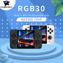 RGB30 Retro Handheld Game Console Built-in WiFi 4.0 Inch Screen Linux OS Portable Video Players Childrens Gifts