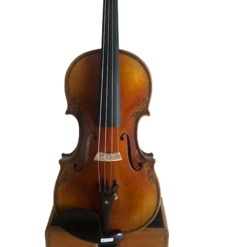 4/4 violin solid flamed maple back spruce top hand carved nice sound K2780
4/4 violin solid flamed maple back spruce top hand carved nice sound K2780