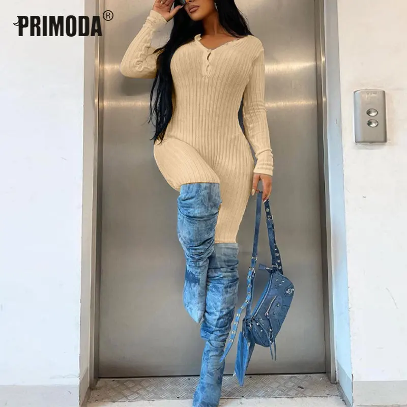 Zippers 2023 Autumn Khaki Sexy Women Rompers Party Bodycon Women Overalls Slim O-Neck Lady Outwear Warm Winter Jumpers G1263
Zippers 2023 Autumn Khaki Sexy Women Rompers Party Bodycon Women Overalls Slim O-Neck Lady Outwear Warm Winter Jumpers G1263