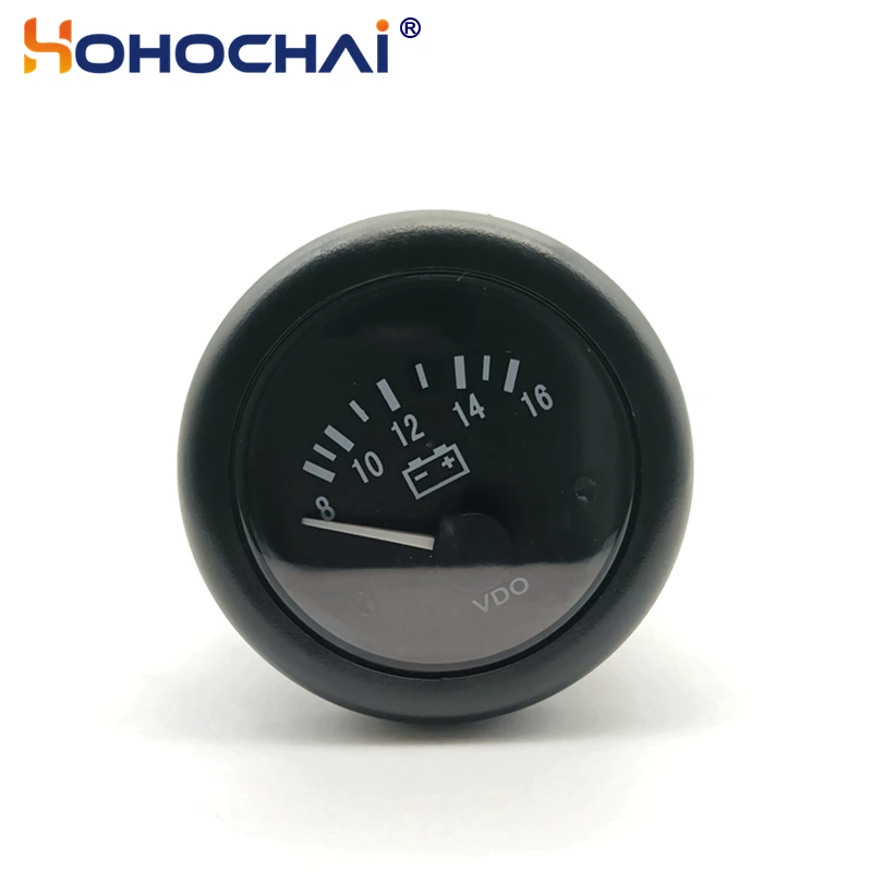 Size 52mm 12V/24V VDO Battery Voltage Meter for Genset
Size 52mm 12V/24V VDO Battery Voltage Meter for Genset