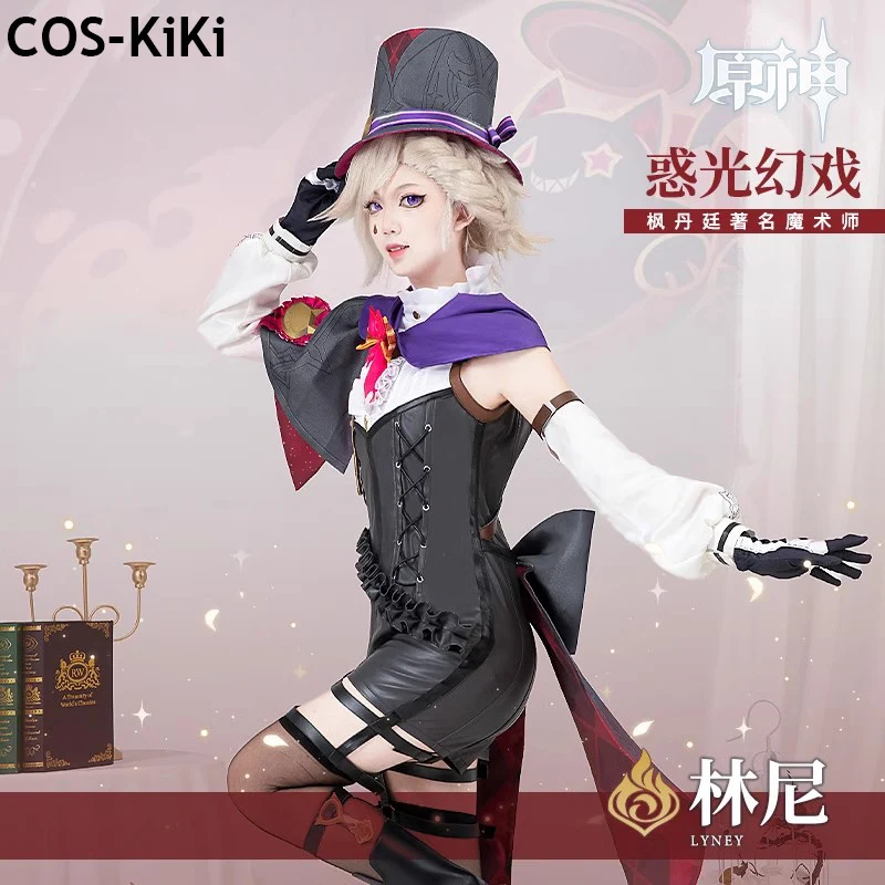 COS-KiKi Genshin Impact Lyney Magician Game Suit Cosplay Costume Handsome Jumpsuits Halloween Party Role Play Outfit XS-3XL
COS-KiKi Genshin Impact Lyney Magician Game Suit Cosplay Costume Handsome Jumpsuits Halloween Party Role Play Outfit XS-3XL