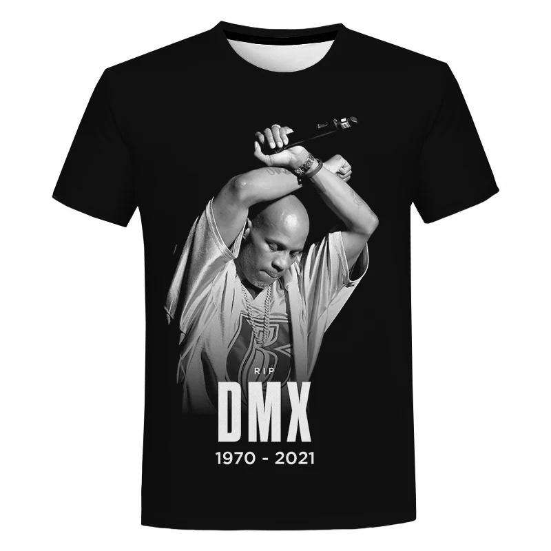 Модная новинка, футболка с 3D принтом DMX, унисекс, летние уличные удобные топы в стиле хип-хоп, мужская и женская Повседневная Уличная одежда, ...
Модная новинка, футболка с 3D принтом DMX, унисекс, летние уличные удобные топы в стиле хип-хоп, мужская и женская Повседневная Уличная одежда, ...