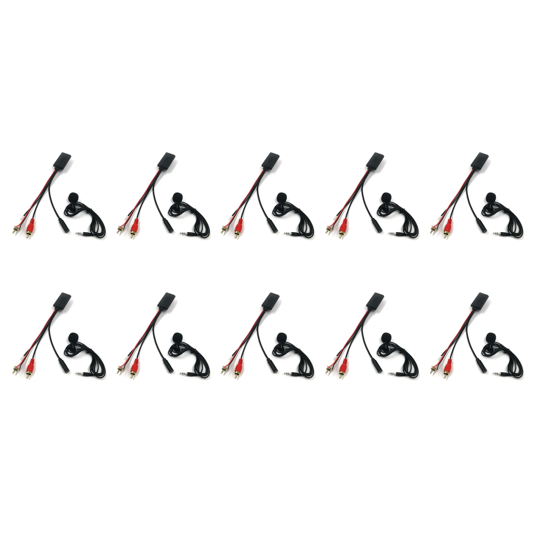 10Sets Car Bluetooth Module Wireless Music Adapter RCA AUX Audio Cable Handsfree Microphone for 2RCA AUX-IN Audio Input
10Sets Car Bluetooth Module Wireless Music Adapter RCA AUX Audio Cable Handsfree Microphone for 2RCA AUX-IN Audio Input