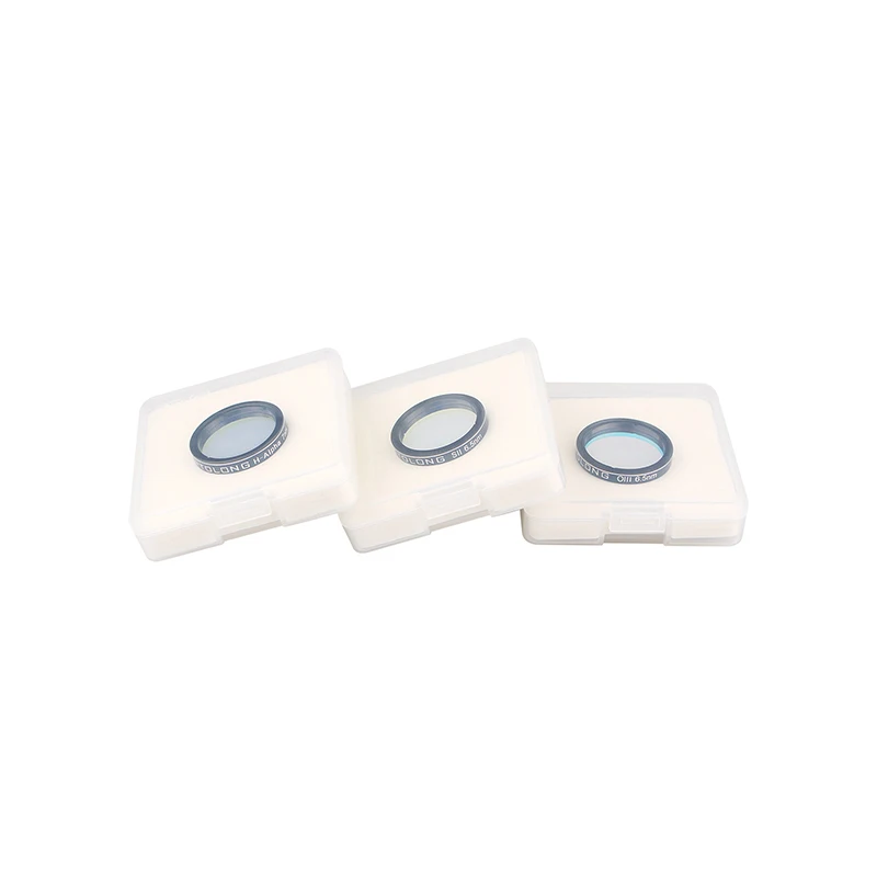 OPTOLONG 1.25" Filter H-Alpha 7nm SII 6.5nm OIII 6.5nm Narrow Band SHO Filter Set for Deep Sky Imaging astrophotography
OPTOLONG 1.25" Filter H-Alpha 7nm SII 6.5nm OIII 6.5nm Narrow Band SHO Filter Set for Deep Sky Imaging astrophotography