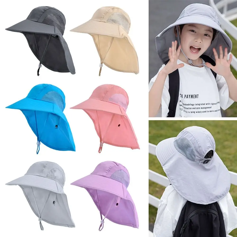 Outdoor Sunscreen Beach Cap Adjustable UV Protection Sun Hat Wide Brim Cap Children Bucket Hats
Outdoor Sunscreen Beach Cap Adjustable UV Protection Sun Hat Wide Brim Cap Children Bucket Hats