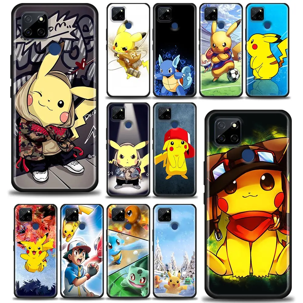Cool Pokemon Pikachu Squirtle Phone Case for Realme Q2 C20 C21 V15 8 C25 GT Neo V13 5G X7 Pro Ultra C21Y Silicone Case Pikachu
Cool Pokemon Pikachu Squirtle Phone Case for Realme Q2 C20 C21 V15 8 C25 GT Neo V13 5G X7 Pro Ultra C21Y Silicone Case Pikachu
